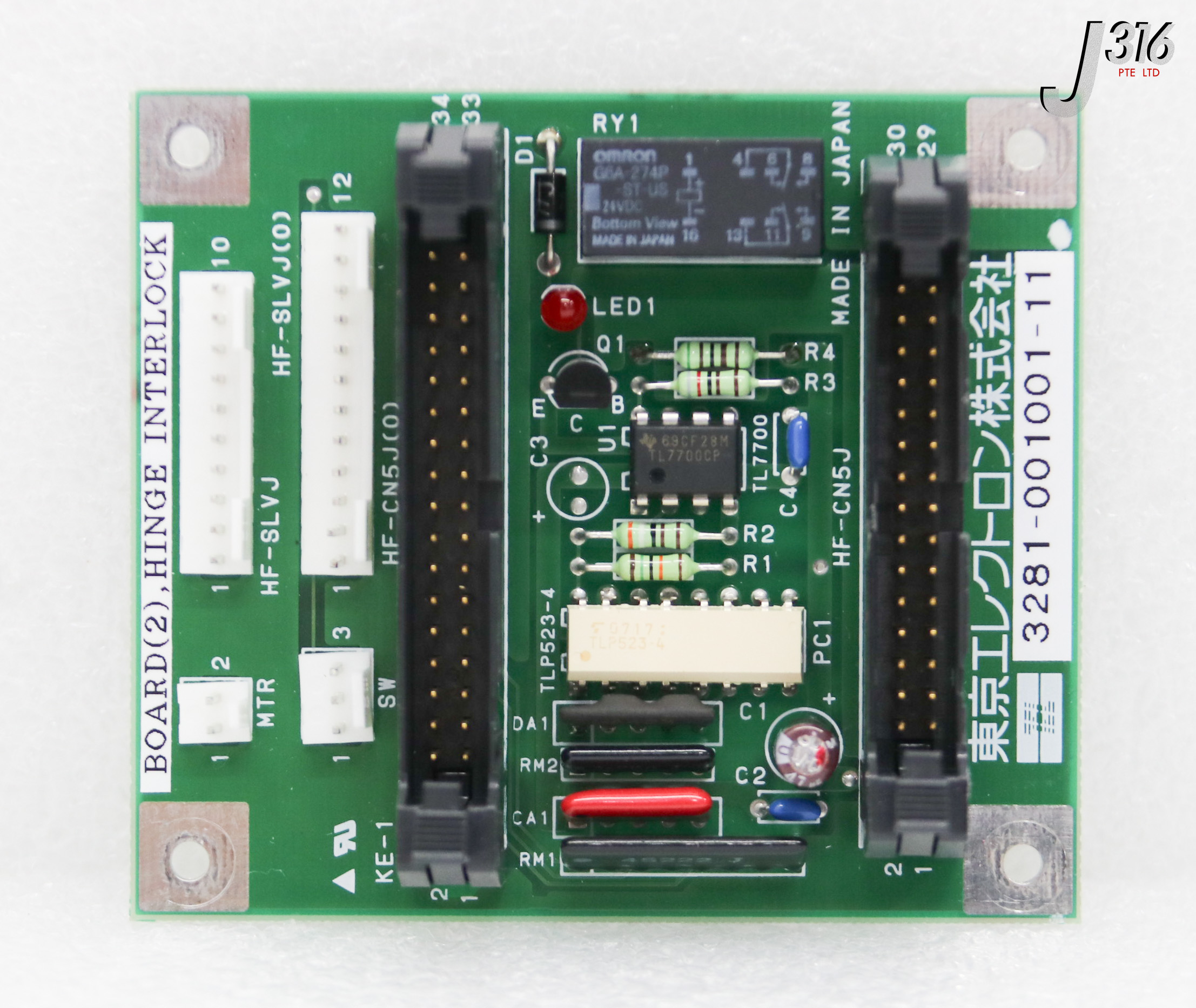 37591 TOKYO ELECTRON PCB, HINGE INTERLOCK BOARD 3281-001001-11 | eBay